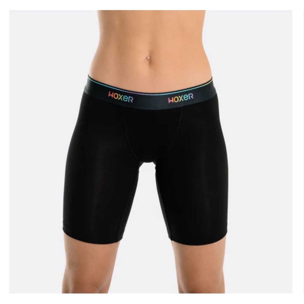 WOXER Biker Pride Black 3.0 Boxer Shorts in Soft Model Fabric, Size: Medium